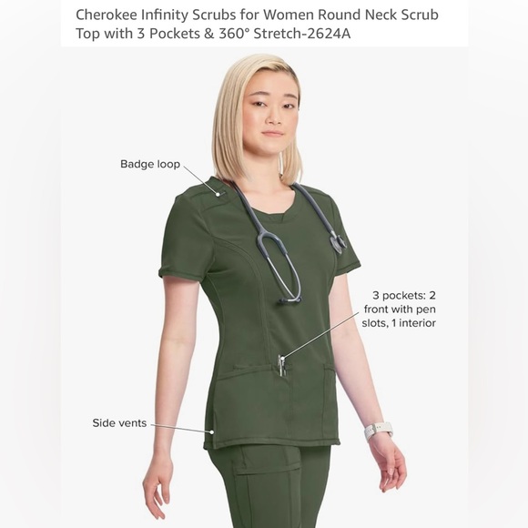 Cherokee Infinity Scrub Set - Picture 2 of 5